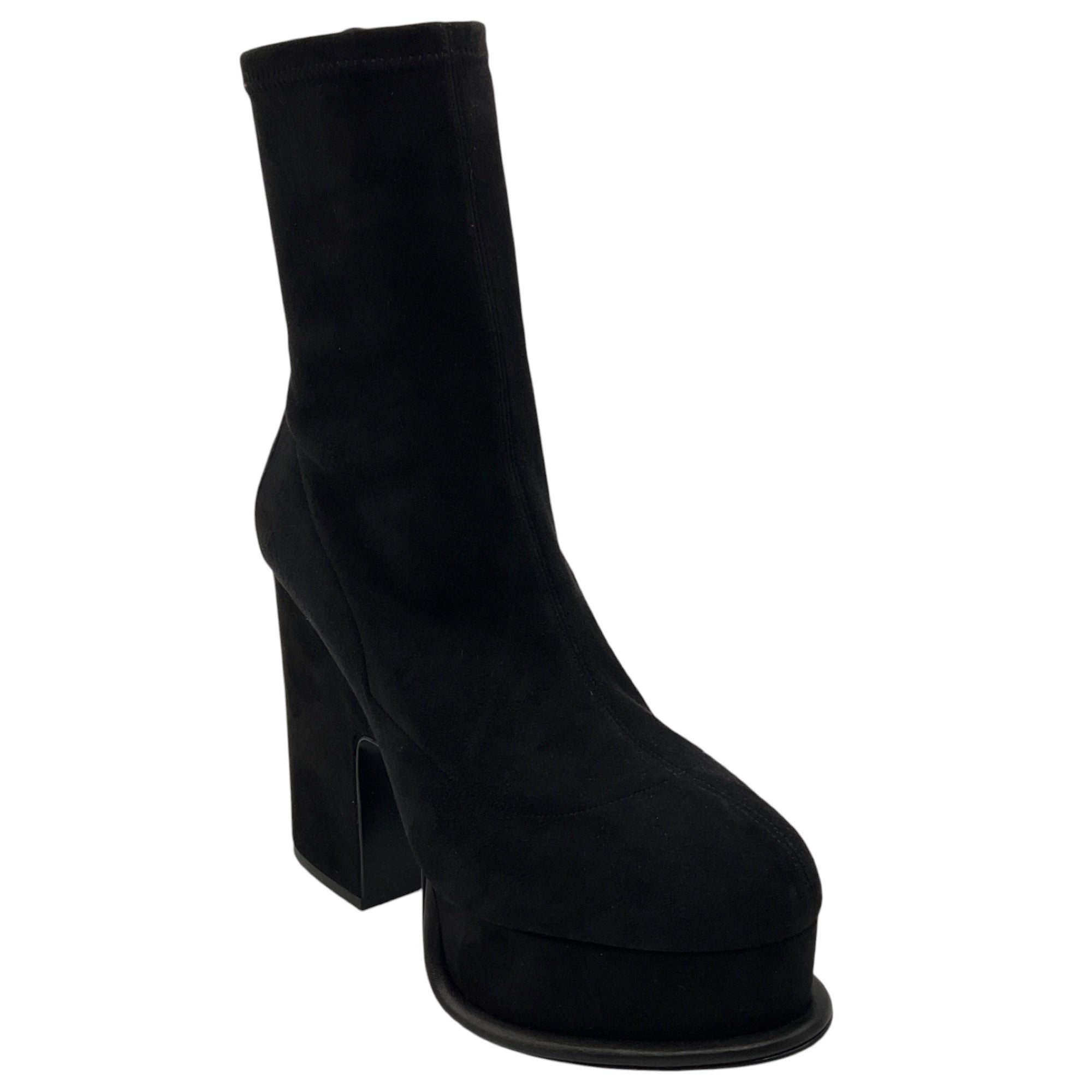 Pierre Hardy Black Suede Platform Boots
