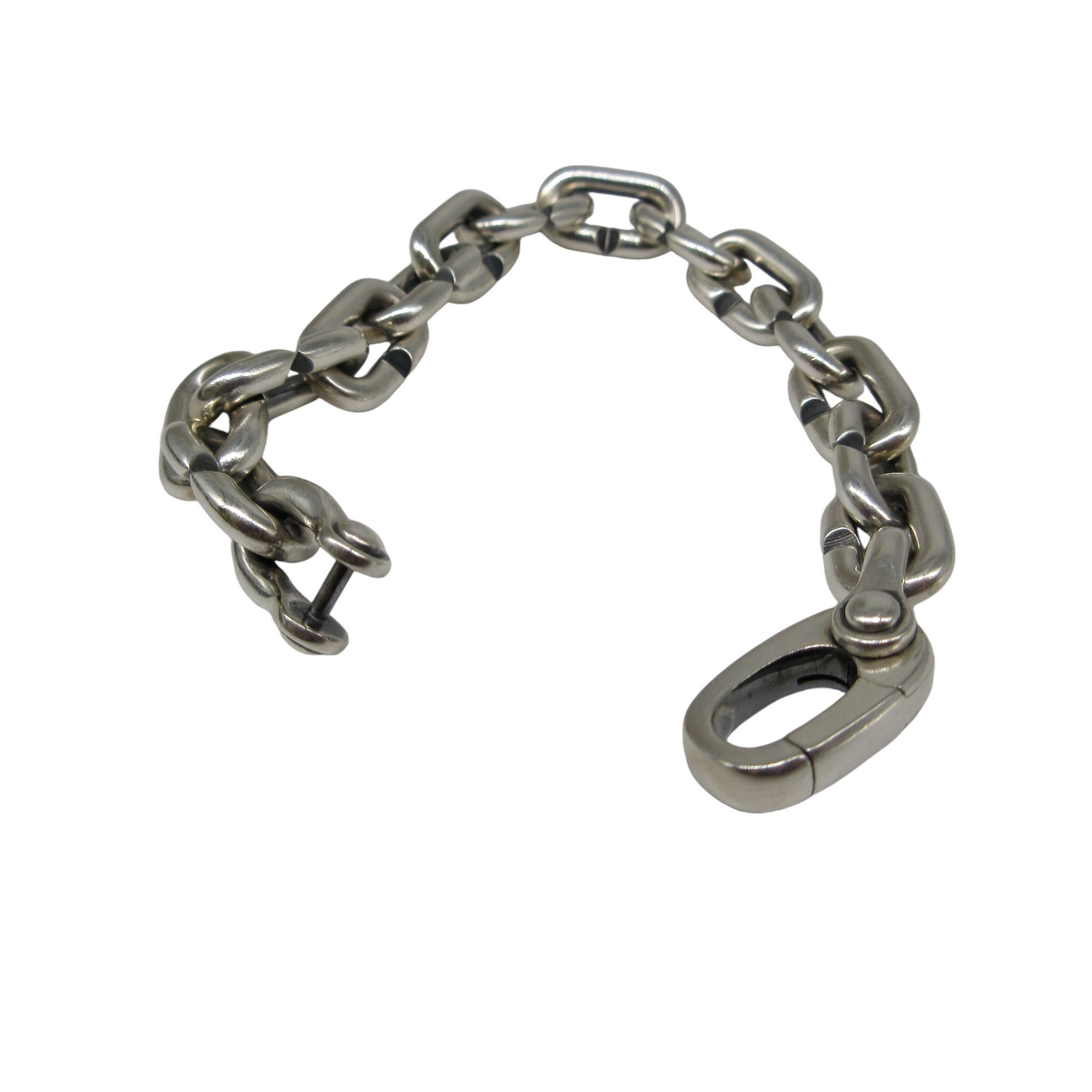 David Yurman Sterling Silver Chunky Chain Link 10.3mm Bracelet