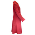 Load image into Gallery viewer, Fleurette Pomegranate Wool Trench Coat
