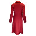 Load image into Gallery viewer, Fleurette Pomegranate Wool Trench Coat
