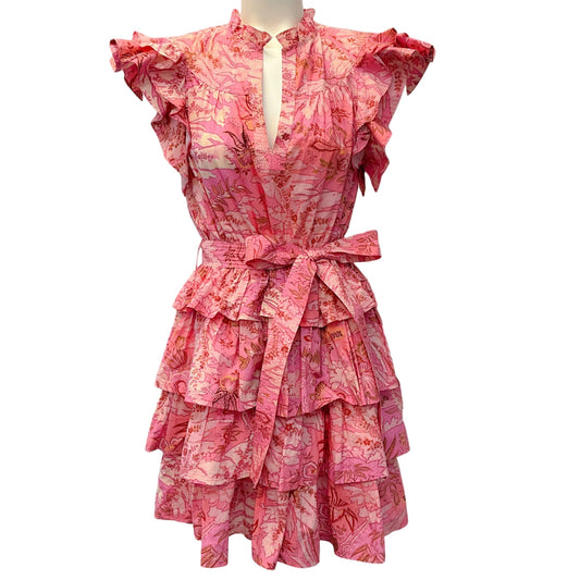 Ulla Johnson Pink Camellia Cotton Lulua Dress