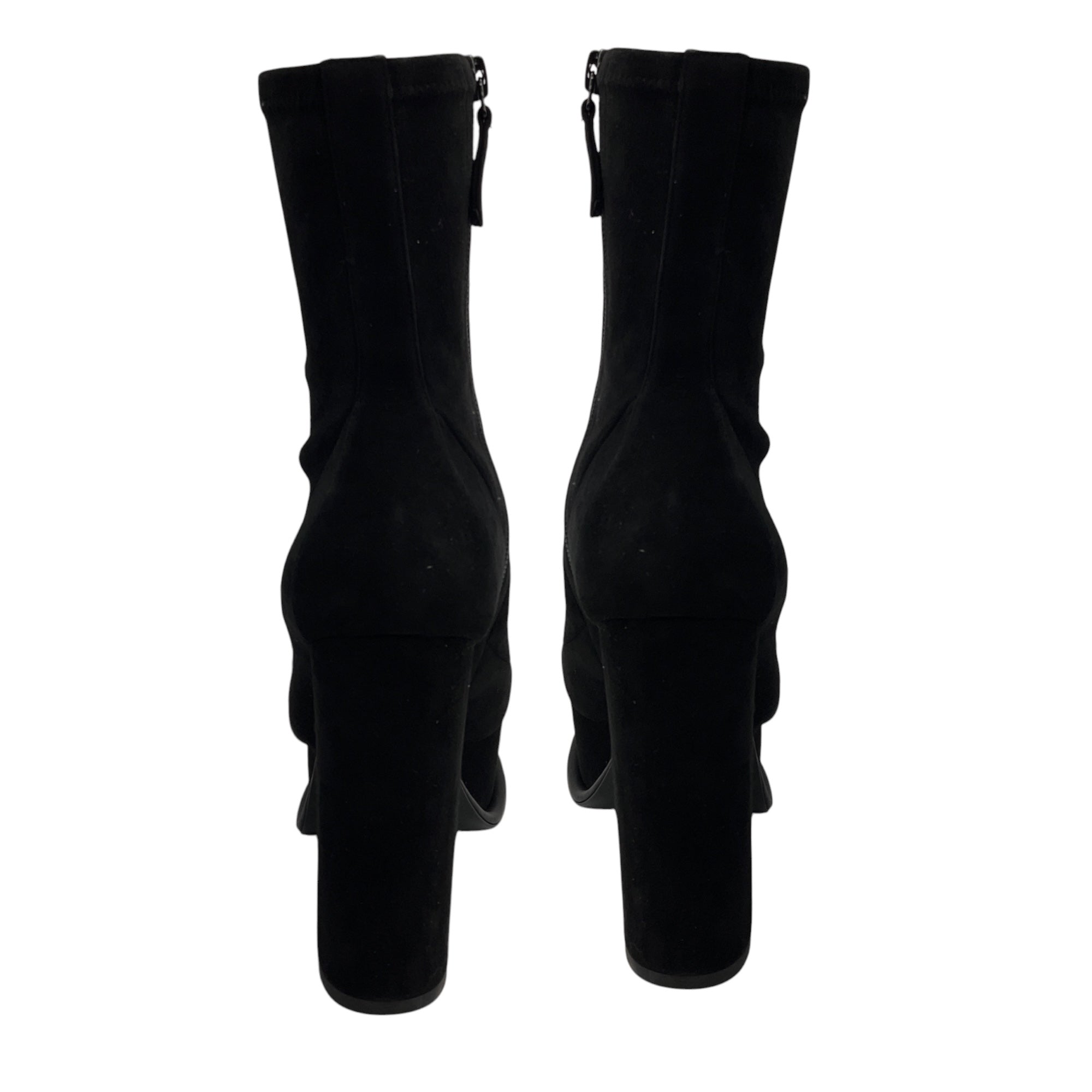 Pierre Hardy Black Suede Platform Boots