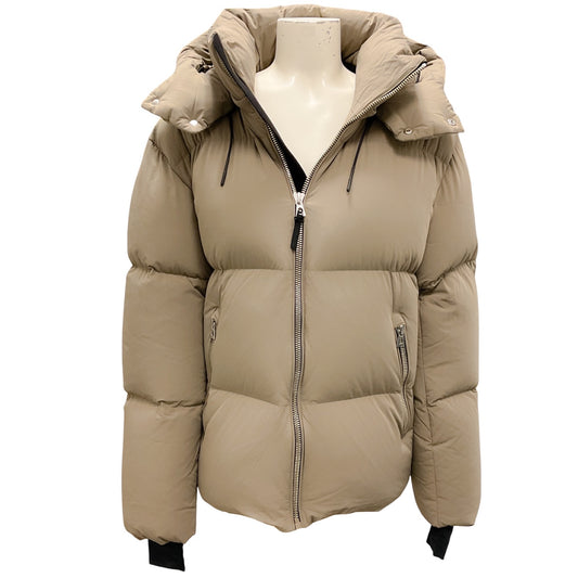 Rudsak Men's Cement Vincent M Matte Down Puffer Jacket with Hood