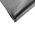 Load image into Gallery viewer, Hermes Rare Vintage 1963 Black / Green / Yellow Grained Leather Shoulder Bag
