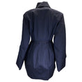 Load image into Gallery viewer, Stella McCartney Navy Blue Cotton and Silk Trench Coat
