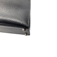 Load image into Gallery viewer, Hermes Rare Vintage 1963 Black / Green / Yellow Grained Leather Shoulder Bag
