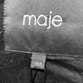 Load image into Gallery viewer, Maje Black / Silver Sequined Doucette Blazer Jacket
