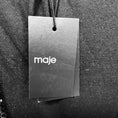 Load image into Gallery viewer, Maje Black / Silver Sequined Doucette Blazer Jacket
