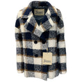 Load image into Gallery viewer, Herno Navy / Cream Wool Plaid Jacket

