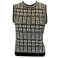 Load image into Gallery viewer, Nili Lotan Black / Ivory Elisabeth Sweater Vest
