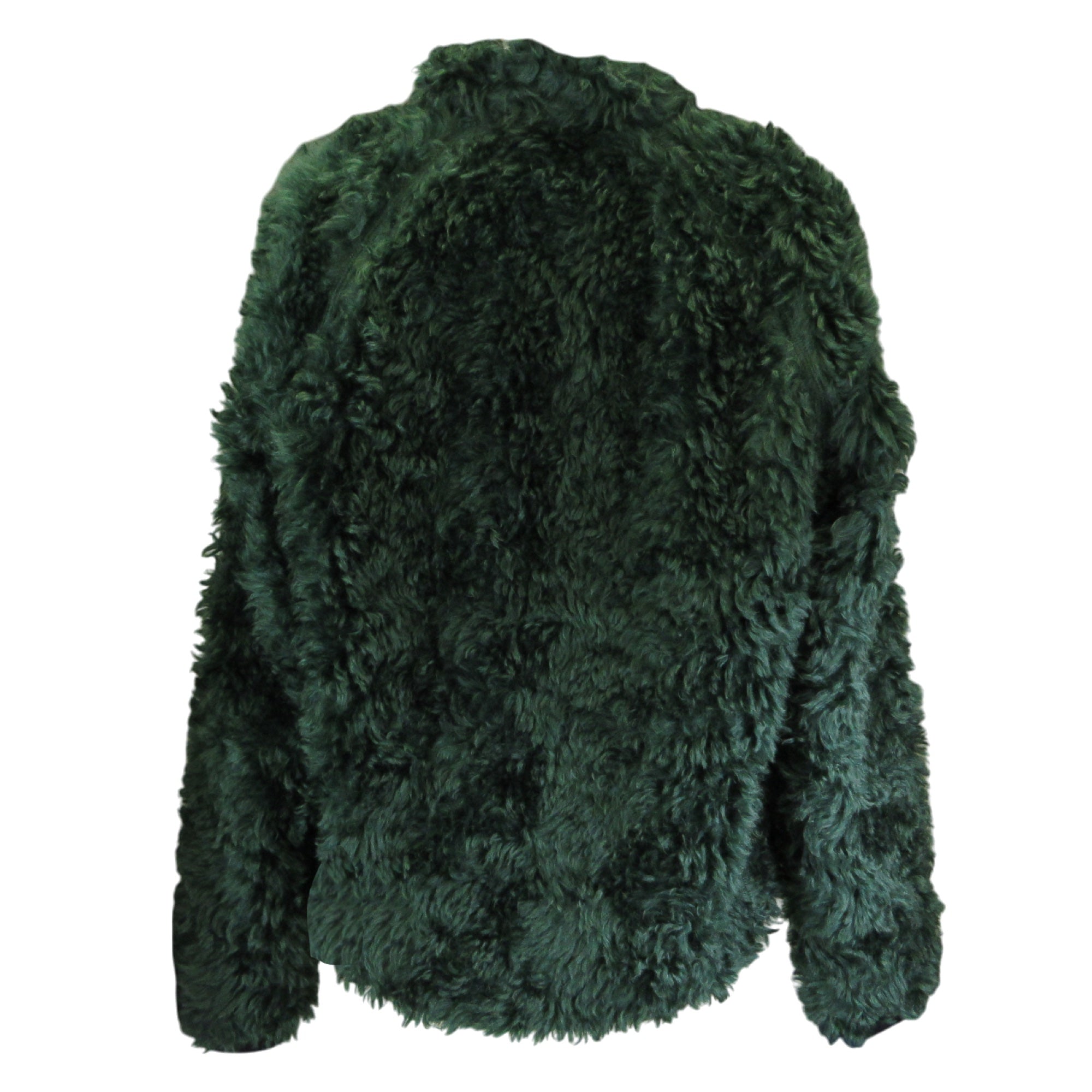 Moncler Green Grenoble Sopranes Mohair Jacket