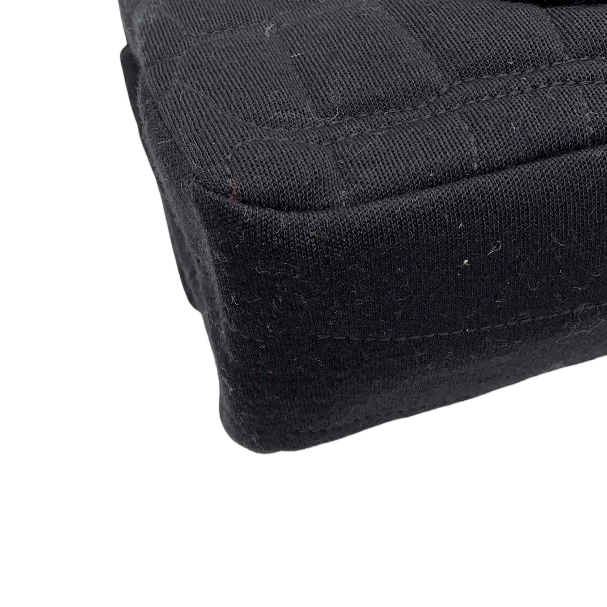 Chanel Black Quilted Jersey 2.55 Flap Handbag