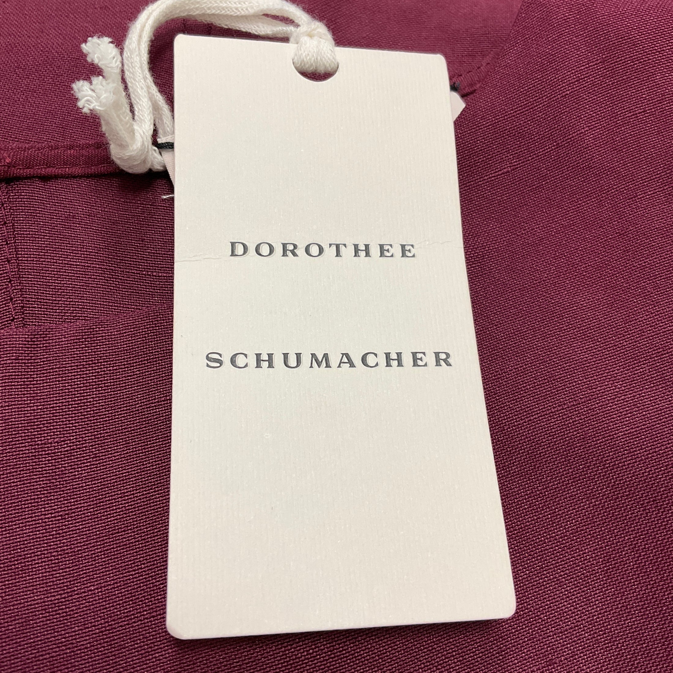 Dorothee Schumacher Burgundy Summer Cruise Dress