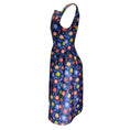 Load image into Gallery viewer, Jonathan Cohen Blue Multi Floral Printed Sleeveless A-Line Dress
