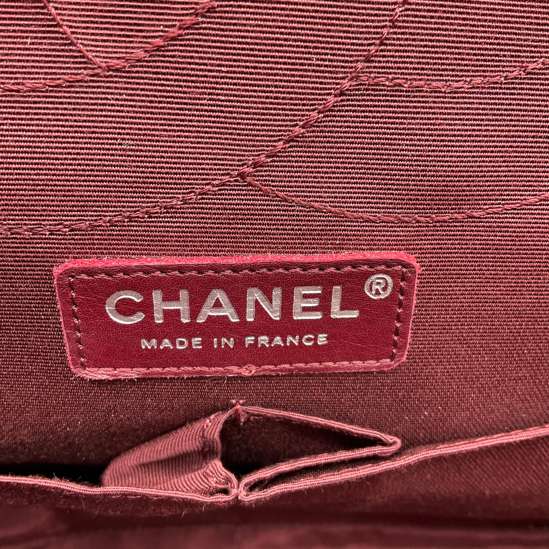 Chanel Black Quilted Jersey 2.55 Flap Handbag