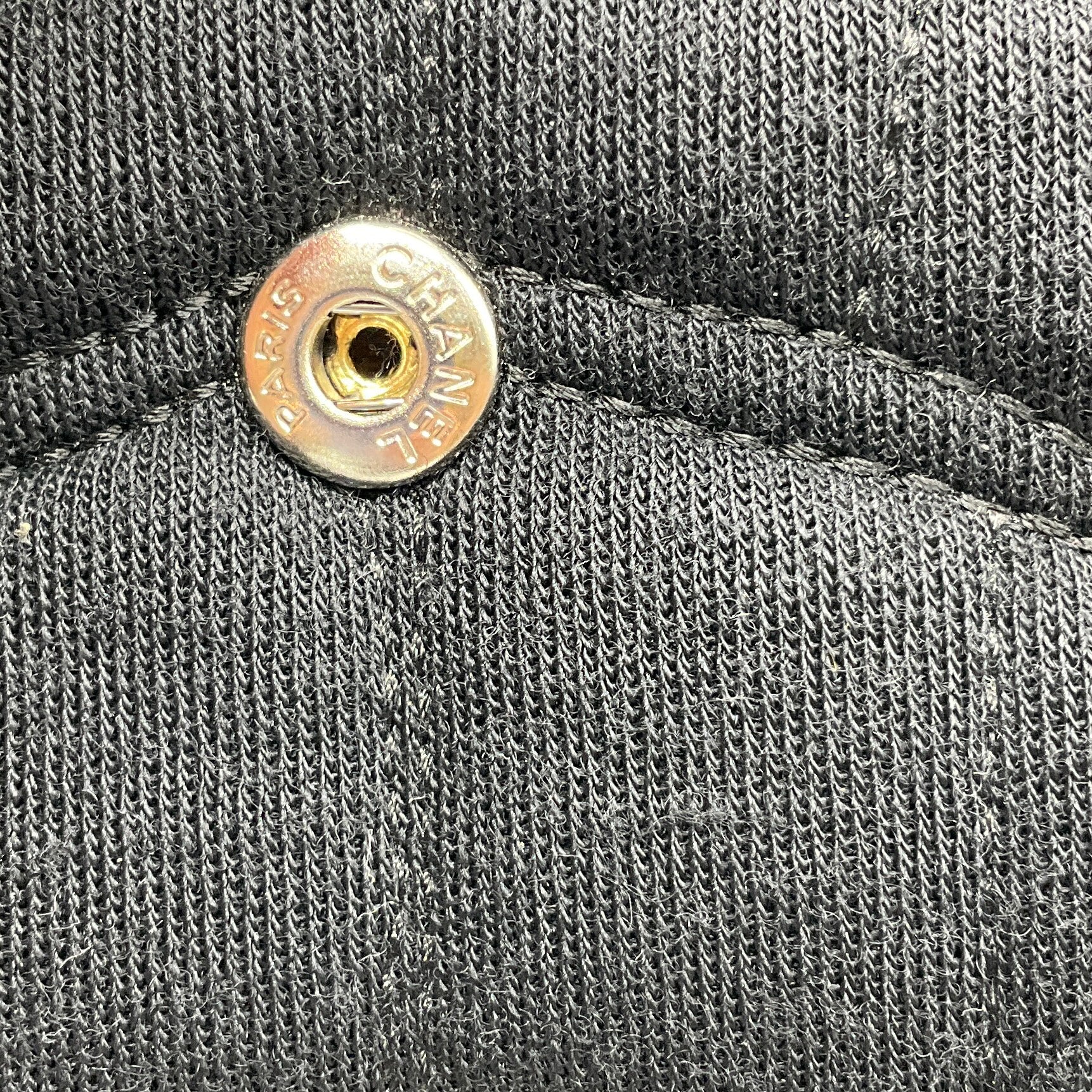 Chanel Black Quilted Jersey 2.55 Flap Handbag