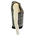 Load image into Gallery viewer, Nili Lotan Black / Ivory Elisabeth Sweater Vest
