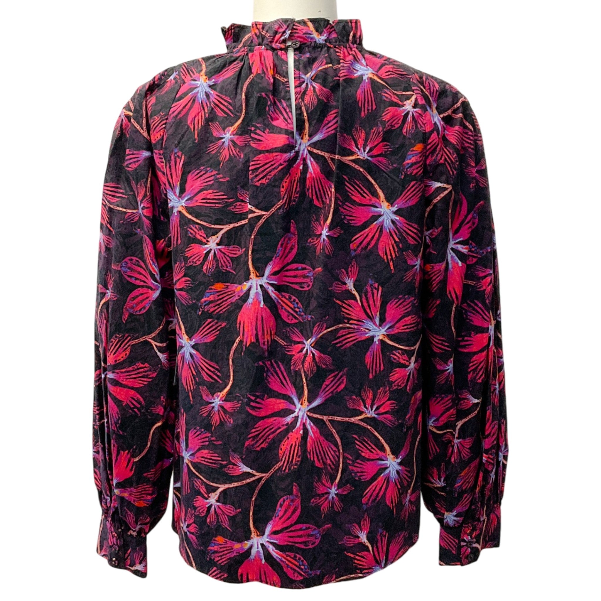 Ulla Johnson Magenta Zinnia Marlie Blouse