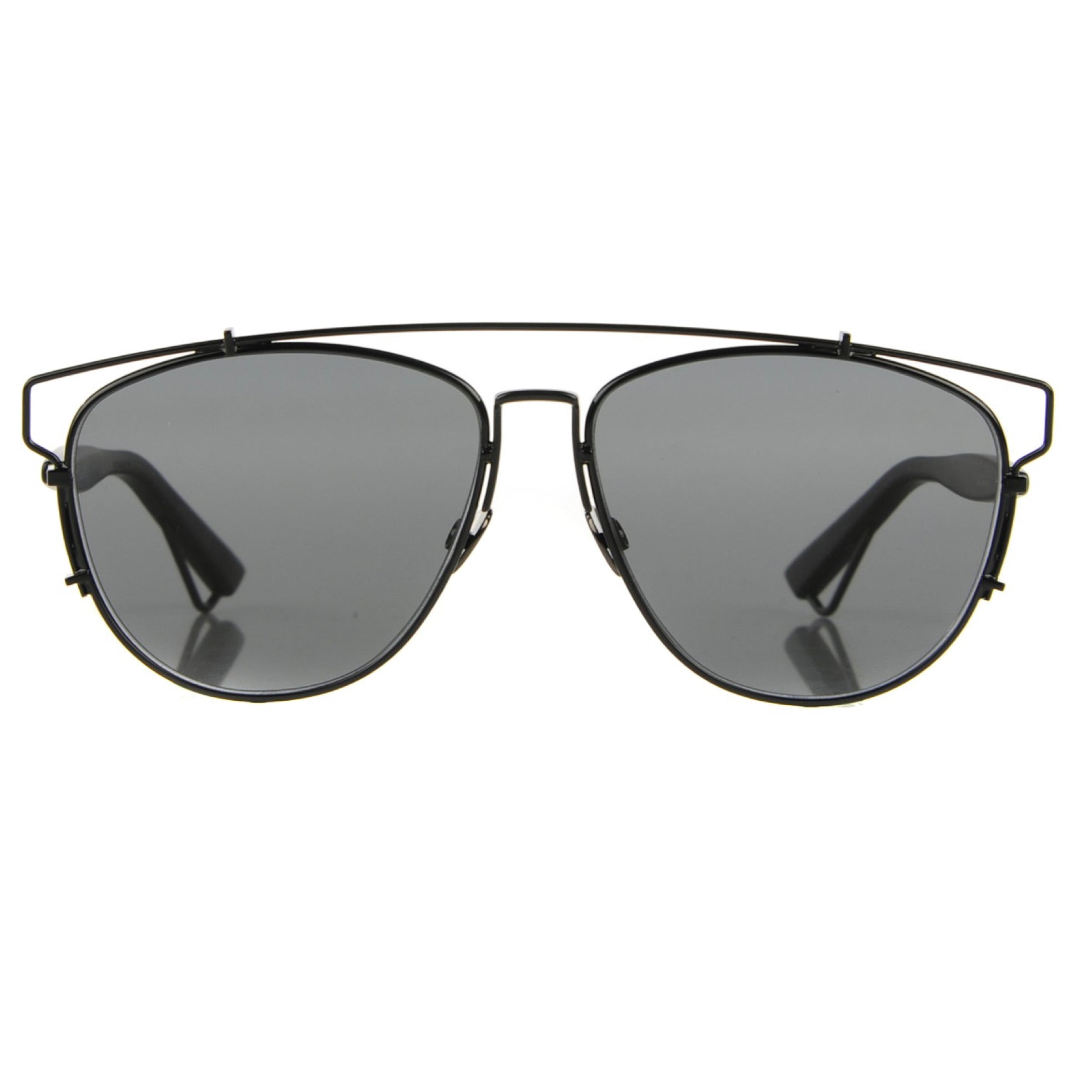 Christian Dior Black Technologic Wire Frame Sunglasses