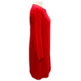 Load image into Gallery viewer, Ralph Lauren Black Label Red Long Sleeved Crepe Dress
