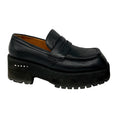 Load image into Gallery viewer, Marni Black Chunky Leather Platform Loafers
