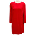 Load image into Gallery viewer, Ralph Lauren Black Label Red Long Sleeved Crepe Dress
