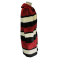 Load image into Gallery viewer, Alice + Olivia Red / White / Black Olivia Faux Fur Coat
