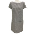 Load image into Gallery viewer, Ralph Lauren Black Label Black / White Houndstooth Wool Dress

