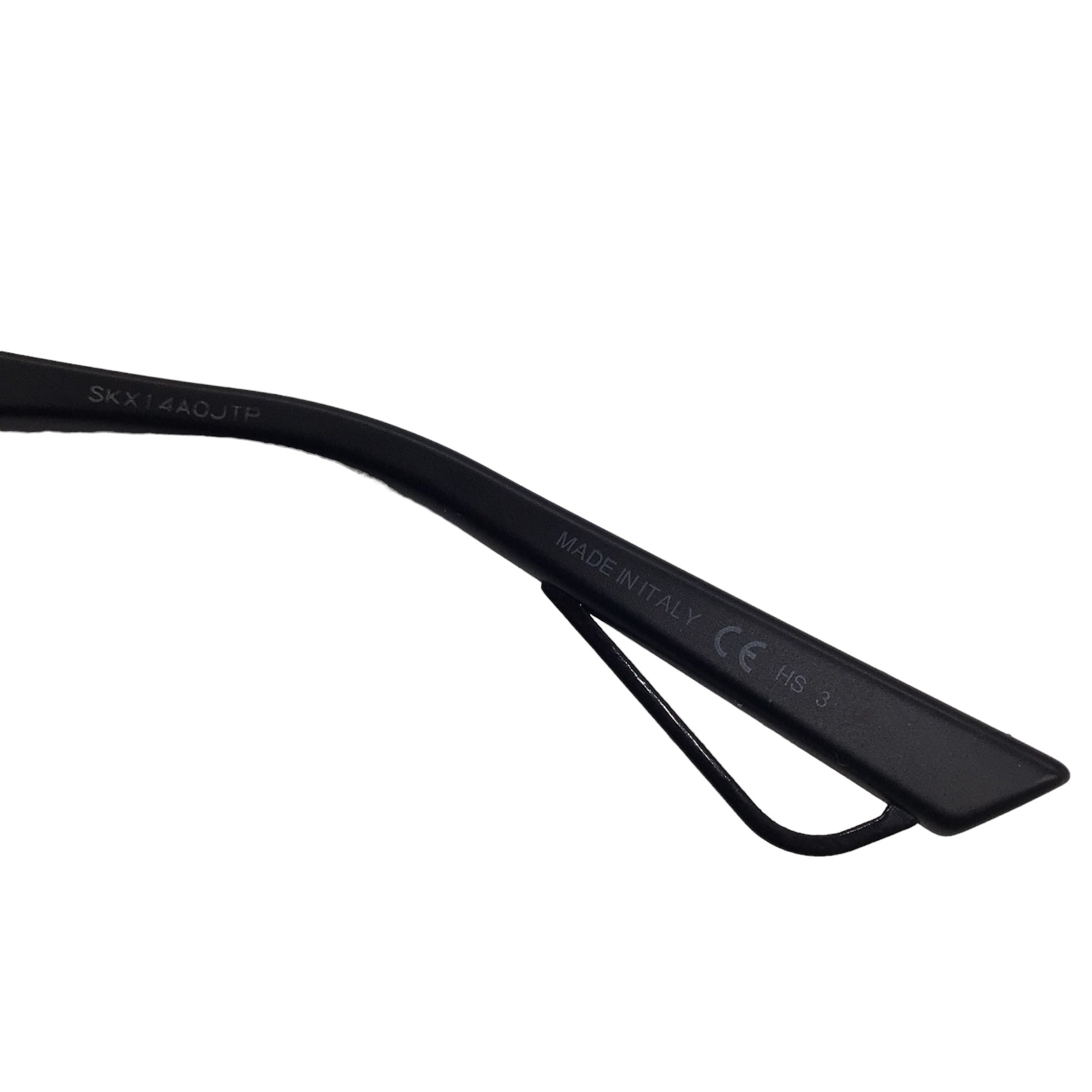 Christian Dior Black Technologic Wire Frame Sunglasses