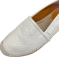 Load image into Gallery viewer, Gucci Ivory Leather Logo Guccisima Espadrilles
