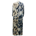 Load image into Gallery viewer, Co Slate Blue / Grey Printed Silk Maxi Dress
