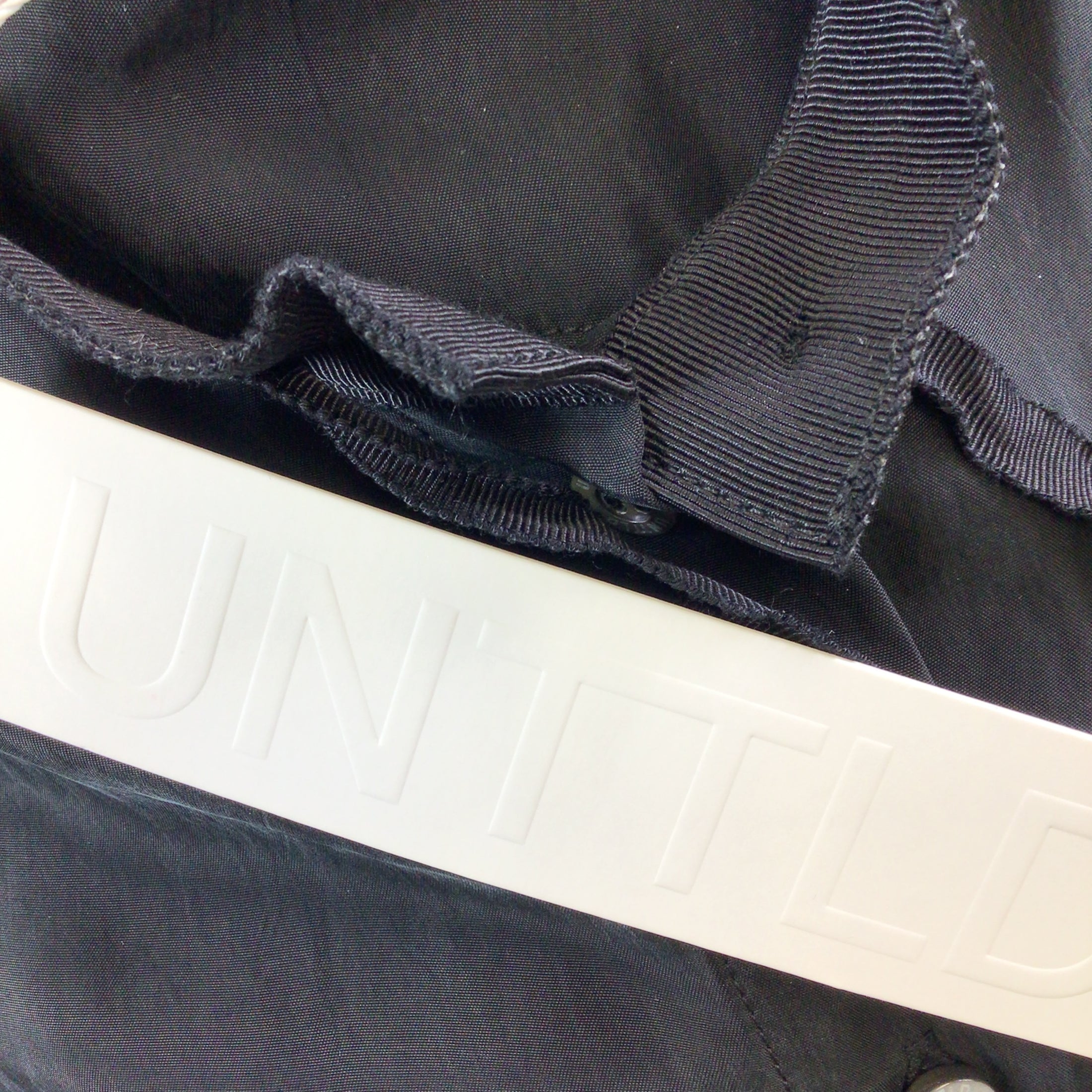 UNTTLD Black Sleeveless Button-Front Asymmetric Hem Midi Dress