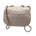 Load image into Gallery viewer, Chanel Light Lilac Quilted Aged Leather Bubble Flap Handbag
