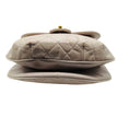 Load image into Gallery viewer, Chanel Light Lilac Quilted Aged Leather Bubble Flap Handbag
