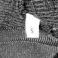 Load image into Gallery viewer, Valentino Black Viscose and Wool Knit Cardigan Sweater with Leather Trim
