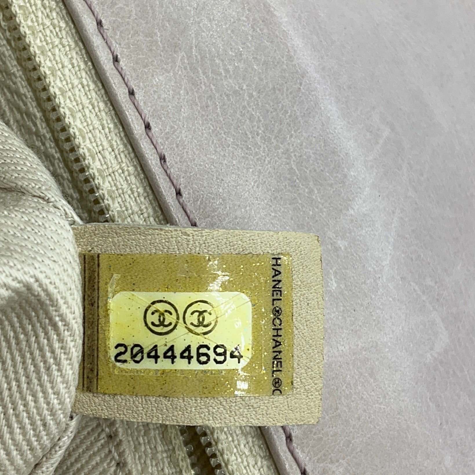 Chanel Light Lilac Quilted Aged Leather Bubble Flap Handbag