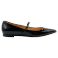 Load image into Gallery viewer, Gianvito Rossi Black Patent Leather Ribbon Jane Flats
