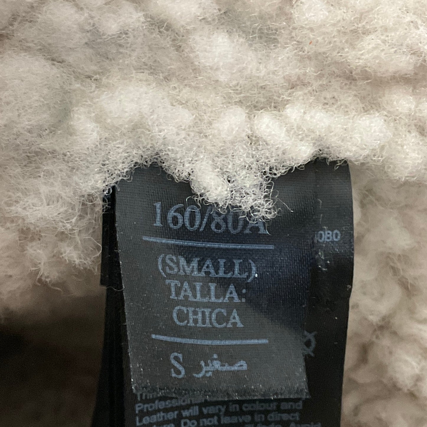 All Saints Powder Blue Hawley Oversized Shearling Biker Jacket