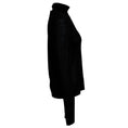 Load image into Gallery viewer, Toteme Black Slit Sleeve Turtleneck Sweater
