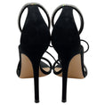 Load image into Gallery viewer, Gianvito Rossi Black Suede Montecarlo Sandals
