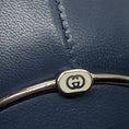 Load image into Gallery viewer, Gucci Blue Classic Round Toe Leather Pumps
