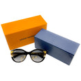 Load image into Gallery viewer, Louis Vuitton Black Petit Soupçon Cat Eye Sunglasses

