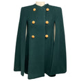 Load image into Gallery viewer, Chloe Lightless Green Wool and Mohair Cape
