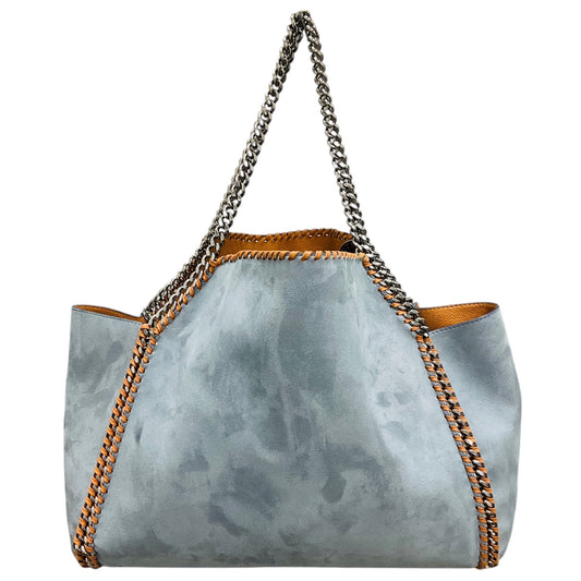 Stella McCartney Light Blue / Tan Large Shaggy Deer Falabella Tote Bag