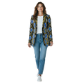 Load image into Gallery viewer, alice + olivia Regal Romance Sapphire Breann Blazer
