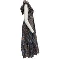 Load image into Gallery viewer, Ulla Johnson Blue Multi Ruffle Dress with Back Cut Out
