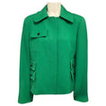 Load image into Gallery viewer, Akris Punto Kelly Green Knit Blazer Jacket
