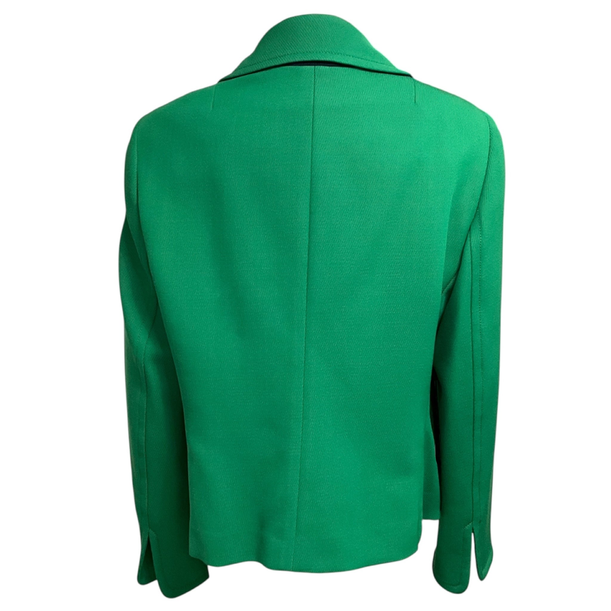 Akris Punto Kelly Green Knit Blazer Jacket