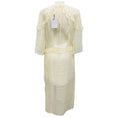 Load image into Gallery viewer, Iro Ivory Eolla Open Back Ruffled Jacquard Midi Dress
