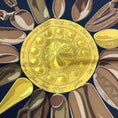 Load image into Gallery viewer, Hermes Black / Gold Cuillers d'Afrique Square Silk Twill Scarf
